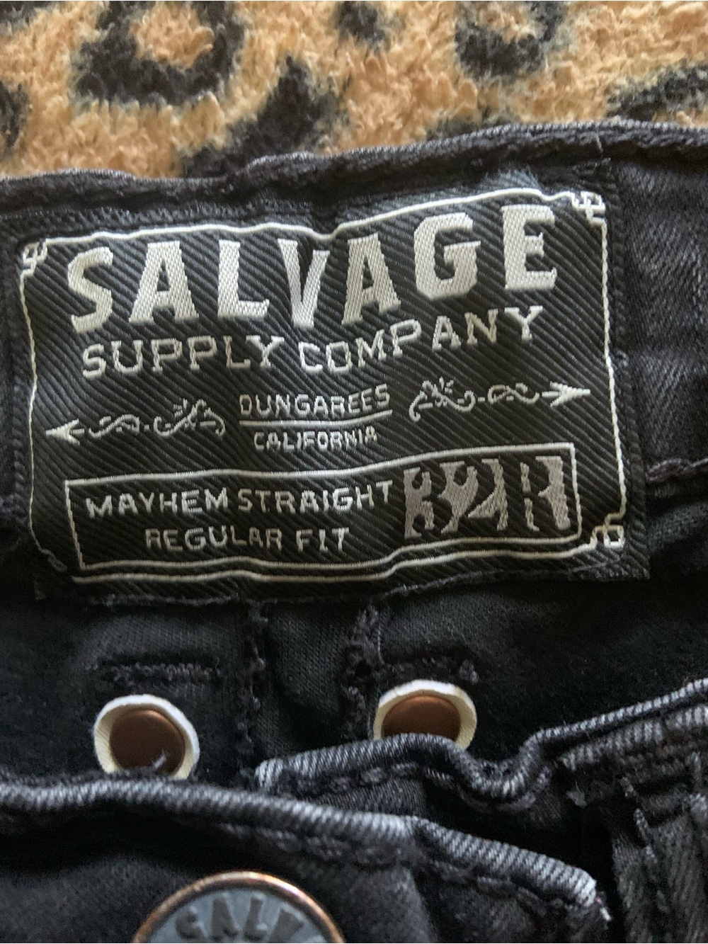 Buckle Black Mayhem Straight Jeans